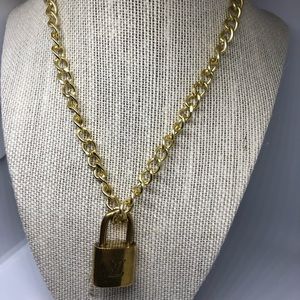 Louis Vuitton Padlock Gold for bag bonus chain
